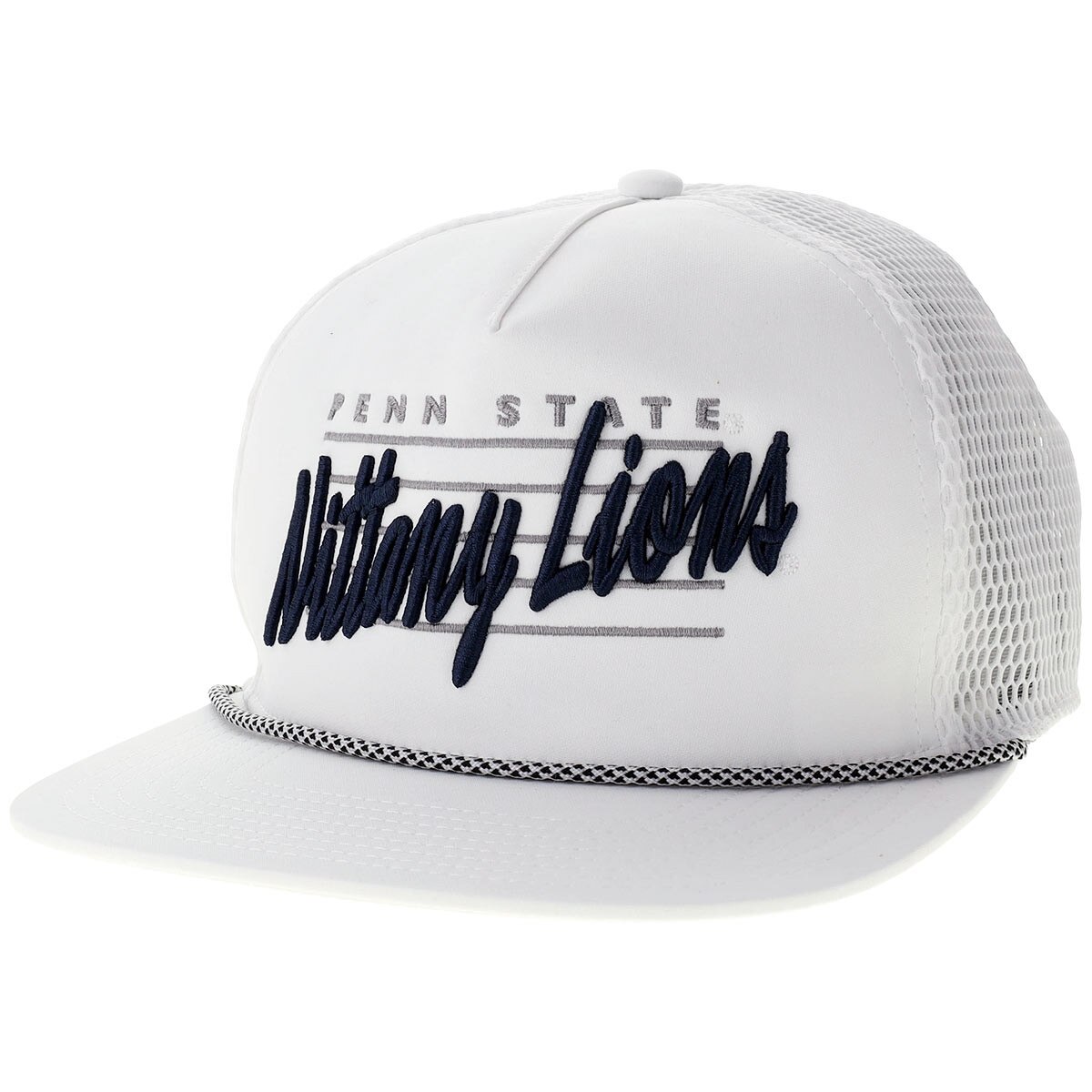 white front 9 hat with embroidered Penn State Nittany Lions
